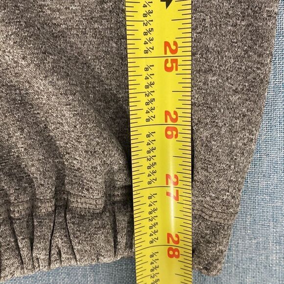 The North Face Gray Cropped Jogger Sweatpants with Drawstring Waist size M - Picture 7 of 9